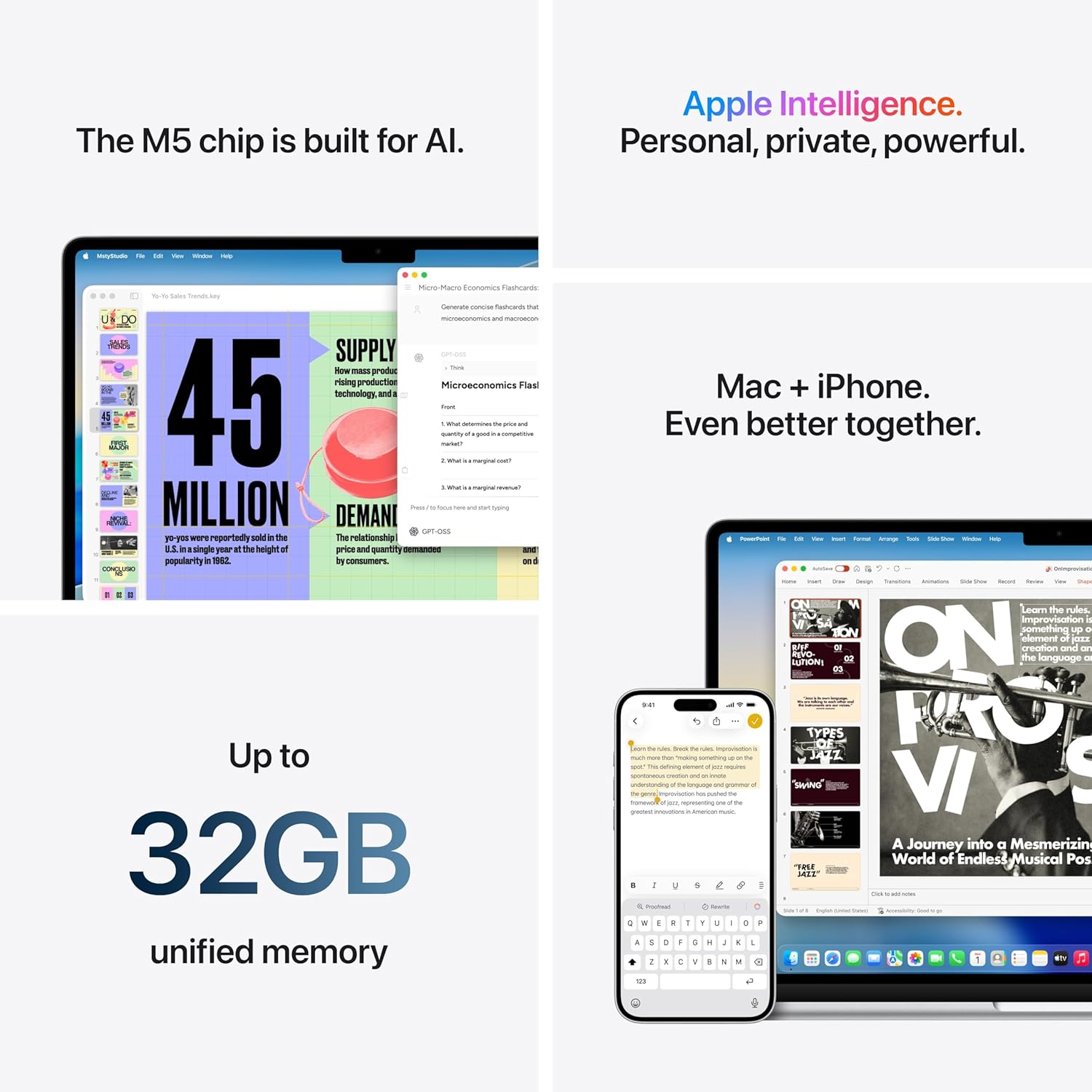 Apple MacBook Air 15-inch M5 (2026) – 10-Core CPU, 10-Core GPU, 16GB Unified Memory, 1TB SSD, Liquid Retina, Wi-Fi 7 – Midnight